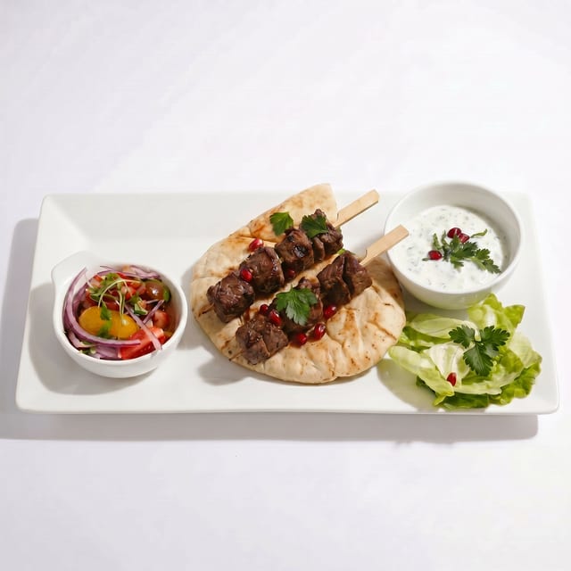 Aegean Lamb Skewer.